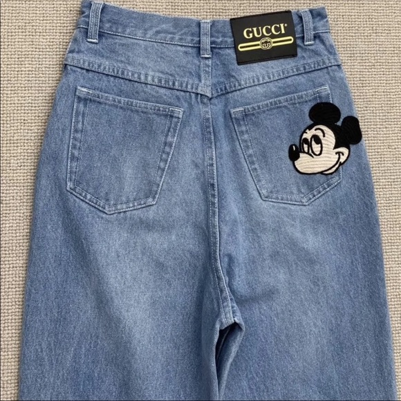 gucci disney jeans